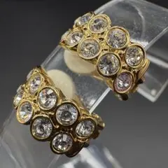 【美品】SWAROVSKI スワロフスキー　クリスタル イヤリング　619