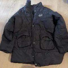Sunny River ブラック ダウンコート 150