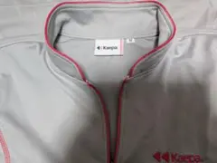 Kaepa ハーフジップ 半袖 Tシャツ グレー Mサイズのサムネイル