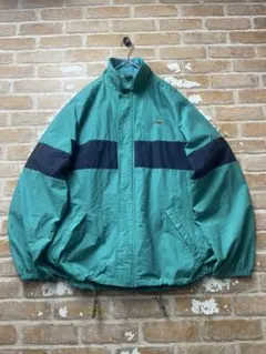 90s LACOSTE IZOD ラコステ　ナイロンジャケット　ワンポイント