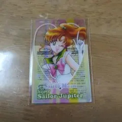 セーラームーン 明治 チョコレート オリジナルクリアカード セーラージュピター