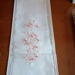 花柄刺繍の和装小物　半襟