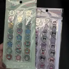 正規品　おはじきふうシール クロミハンギョドンサンリオおはじきシール　シール