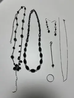 オニキス　ネックレス　セット
