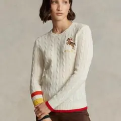 POLO ホワイトニット