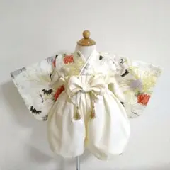 ベビー袴　70-80cm　ハンドメイド　お食い初め　百日祝い　初節句