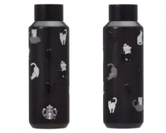 Starbucks スタバ 限定ハロウィン2023ステンレスボトル 猫　水筒
