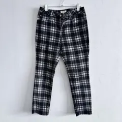 CROLLA チェック柄カジュアルパンツ