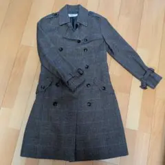 【お値下げ】NATURAL BEAUTY BASIC チェック柄トレンチコート