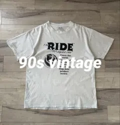 【雰囲気◎】90s RIDE Magazine DELTA Tシャツのサムネイル