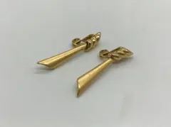 モネ monet イヤリング ■ GP ゴールド系 トップ全長4cm 高級