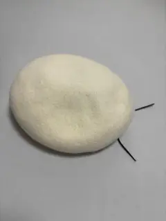 AZUL アイボリー ベレー帽 FREE