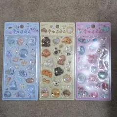 【国内正規品】きゅるるんシール　3枚セット