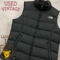 ☆USED☆【ノースフェイス ヌプシ 700フィルダウンベスト】レディースL