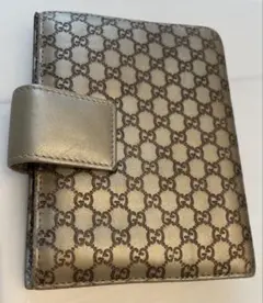 ★即日発送★ GUCCI グッチ GG レザー 6穴　手帳カバー