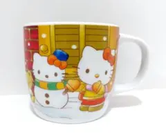 レトロ　富国生命　クリスマス　ハローキティ　キティ　マグカップ