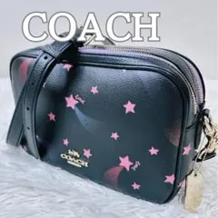 COACHコーチ ジェス クロスボディ ウィズ ディスコ スター プリント 2層