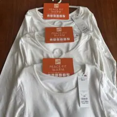 PEACE FIT WARM カップ付きアンダーシャツ 140 3つセット