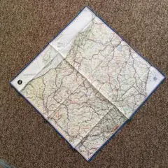 マップハンカチーフ　甲信越　新品