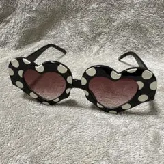 ミニー　ハート型　水玉模様　サングラス　ディズニーランド