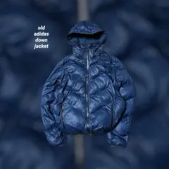 00s old adidas down jacket blue M