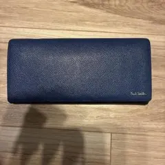 Paul Smith 長財布 ネイビー レザー