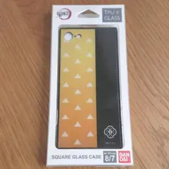 鬼滅の刃 我妻善逸 iPhone7,8用 スクエアガラスケース