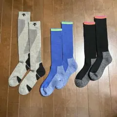 スキー・スノボーソックス レディース3足セット