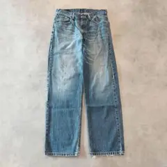 リーバイス550 Levis W33 ブルーデニム 青 ヒゲ 縦落ち 14994