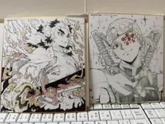 鬼滅の刃　Ufotable イラスト色紙　2点　煉獄杏寿郎　宇髄天元