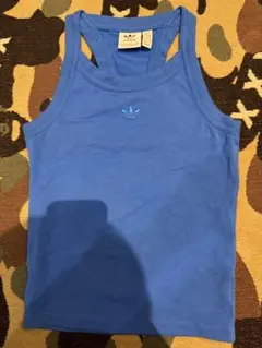 adidas 青 タンクトップ XS