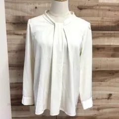 ROPE PICNIC ブラウス 40 アイボリー とろみ 長袖 きれいめ 春夏