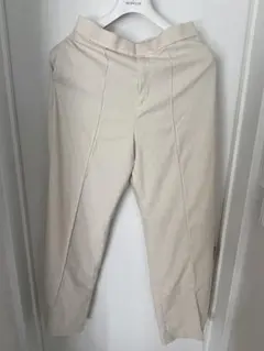 UNIQLO ワイドパンツ　リネン　L