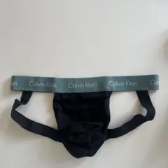 カルバンクライン　ジョックストラップ　XL(L) 黒　スポーツインナー　ケツワレ