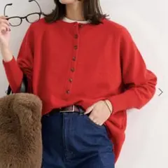 ジャーナルスタンダードレリューム　2wayビッグプルオーバー　レッド