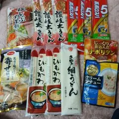 あ*ろ様 ポポロスバ 讃岐うどん クリームシチューなど食品まとめ売りのサムネイル
