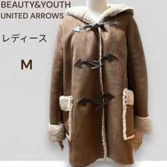 ユナイテッドアローズ ☆美品☆【M】 ムートン ボア バックル キャメル