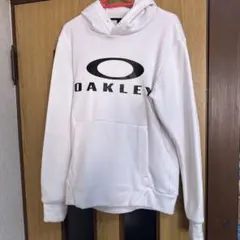 OAKLEY ホワイト フード付きパーカー