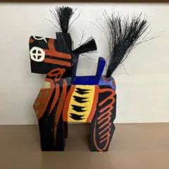 木製 馬 置物 伝統工芸品 民芸品　三春駒