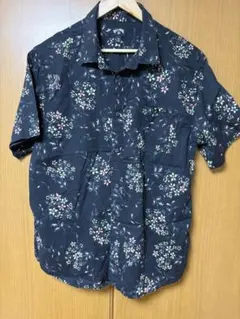 BILLABONG 半袖シャツ L ブラック花柄のサムネイル