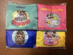 ディズニーランド　カプセルトイ エコバッグ 4個