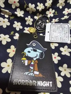 USJ　ハロウィン　スヌーピー　パスケース