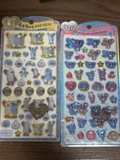 パペットスンスン エンジェルブルー うるちゅるポップシール