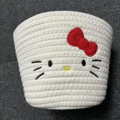 ハローキティ ロープバスケット 小物入れ - メルカリ