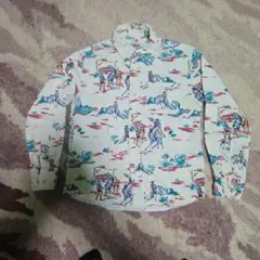 calee　キャリー　 レアシャツ 馬柄　サイズM　ホワイト　白　カウボーイ