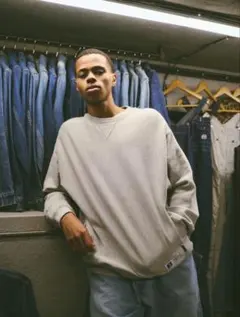 即完売 BerBerJin × RUSSELL スエットクルーネック ポケット付