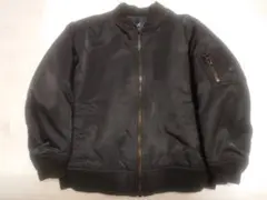 UNIQLO キッズ MA-1ジャケット 110 黒