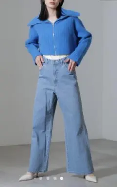 nano・universe ハイウエストストレートパンツのサムネイル