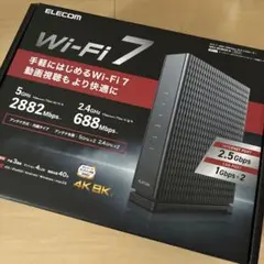 ELECOM Wi-Fi 7 ルーター WRC-BE6500S-B - メルカリ
