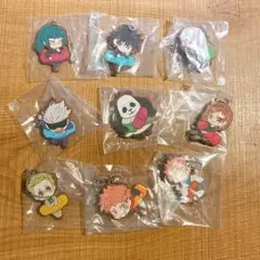 呪術廻戦　キャラばんちょうこう　ラバーストラップ　コンプリート　ラバスト